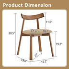 Walnut Soft Cushion Dining Chair – Ergonomic Comfort Edition - image 18