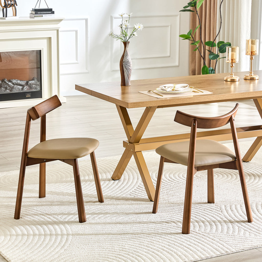 Walnut Soft Cushion Dining Chair – Ergonomic Comfort Edition - image 17