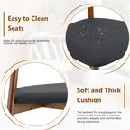 Walnut Soft Cushion Dining Chair – Ergonomic Comfort Edition - image 5