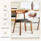Walnut Soft Cushion Dining Chair – Ergonomic Comfort Edition - image 6