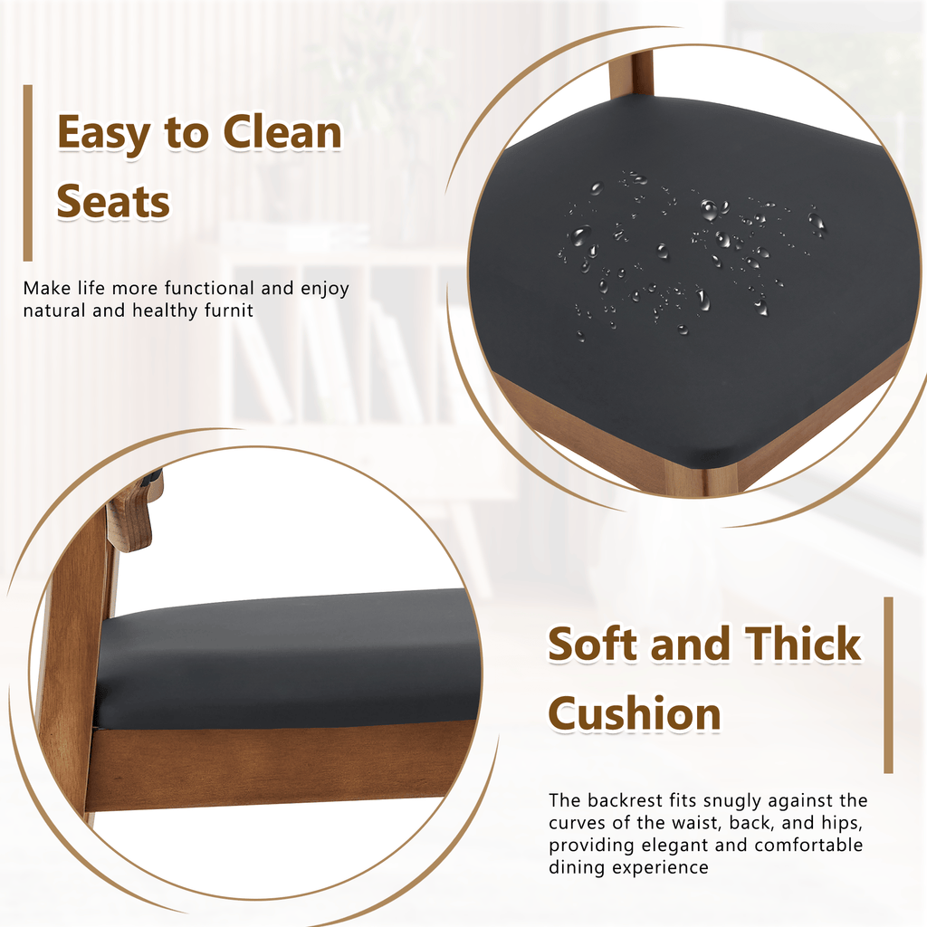 Walnut Soft Cushion Dining Chair – Ergonomic Comfort Edition - image 3