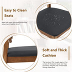 Walnut Soft Cushion Dining Chair – Ergonomic Comfort Edition - image 3