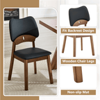 Walnut Soft Cushion Dining Chair – Ergonomic Comfort Edition - image 5