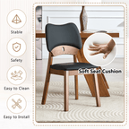 Walnut Soft Cushion Dining Chair – Ergonomic Comfort Edition - image 4