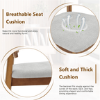 Walnut Soft Cushion Dining Chair – Ergonomic Comfort Edition - image 11