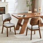 Walnut Soft Cushion Dining Chair – Ergonomic Comfort Edition - image 9