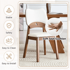 Walnut Soft Cushion Dining Chair – Ergonomic Comfort Edition - image 20
