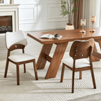 Walnut Soft Cushion Dining Chair – Ergonomic Comfort Edition - image 17