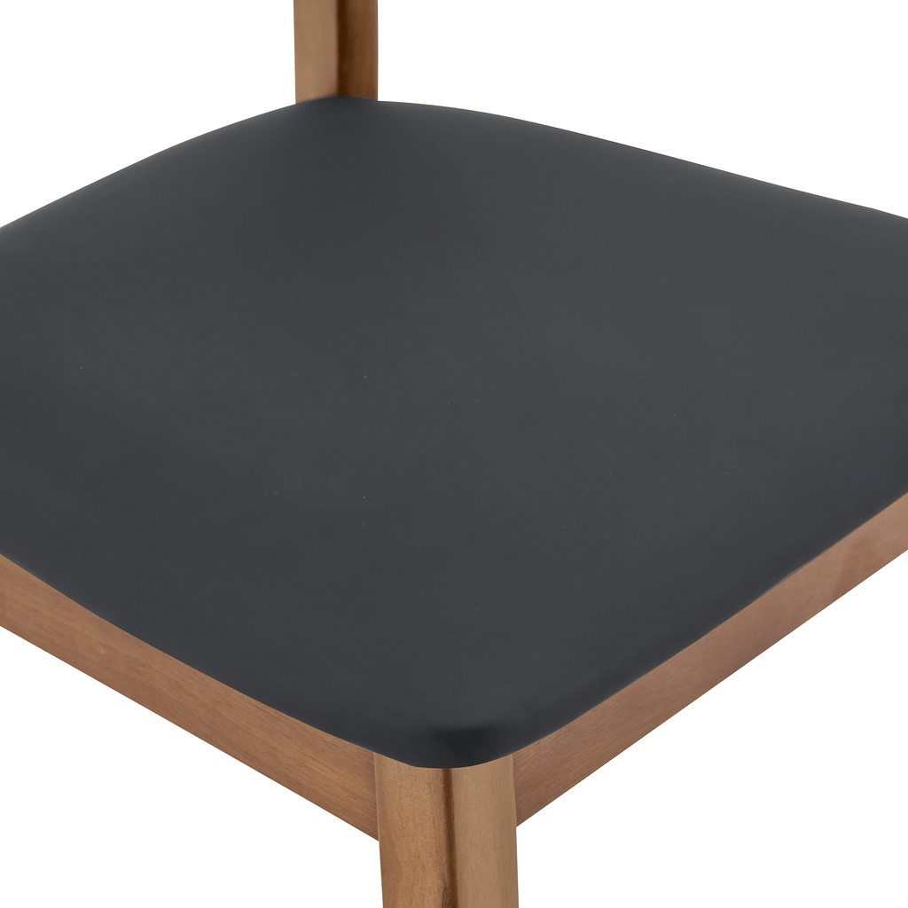 Walnut Cutout Back Dining Chair – Mid-Century Modern Edition - image 7