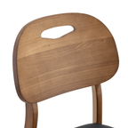 Walnut Cutout Back Dining Chair – Mid-Century Modern Edition - image 8