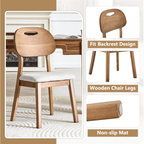Walnut Cutout Back Dining Chair – Mid-Century Modern Edition - image 14