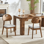 Walnut Cutout Back Dining Chair – Mid-Century Modern Edition - image 10