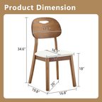 Walnut Cutout Back Dining Chair – Mid-Century Modern Edition - image 20