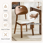 Walnut Cutout Back Dining Chair – Mid-Century Modern Edition - image 24