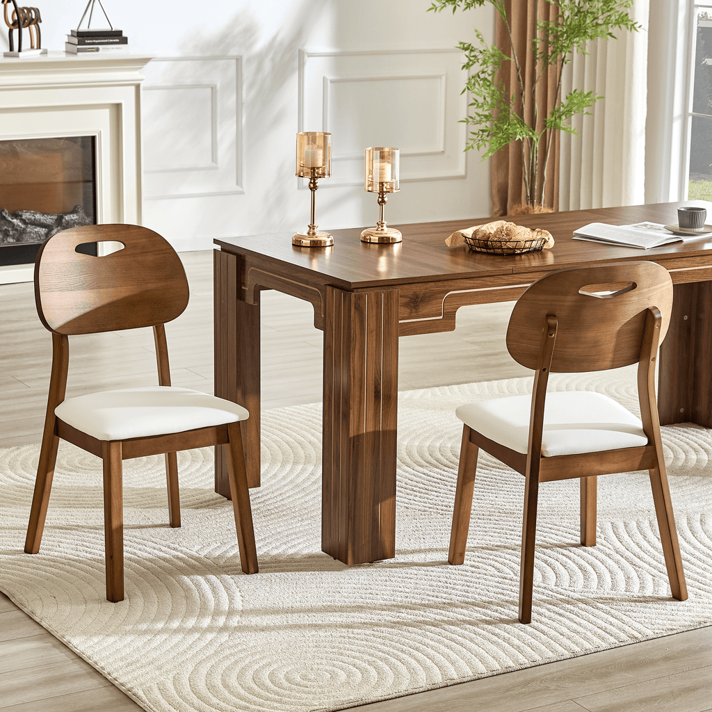 Walnut Cutout Back Dining Chair – Mid-Century Modern Edition - image 19