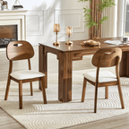 Walnut Cutout Back Dining Chair – Mid-Century Modern Edition - image 19