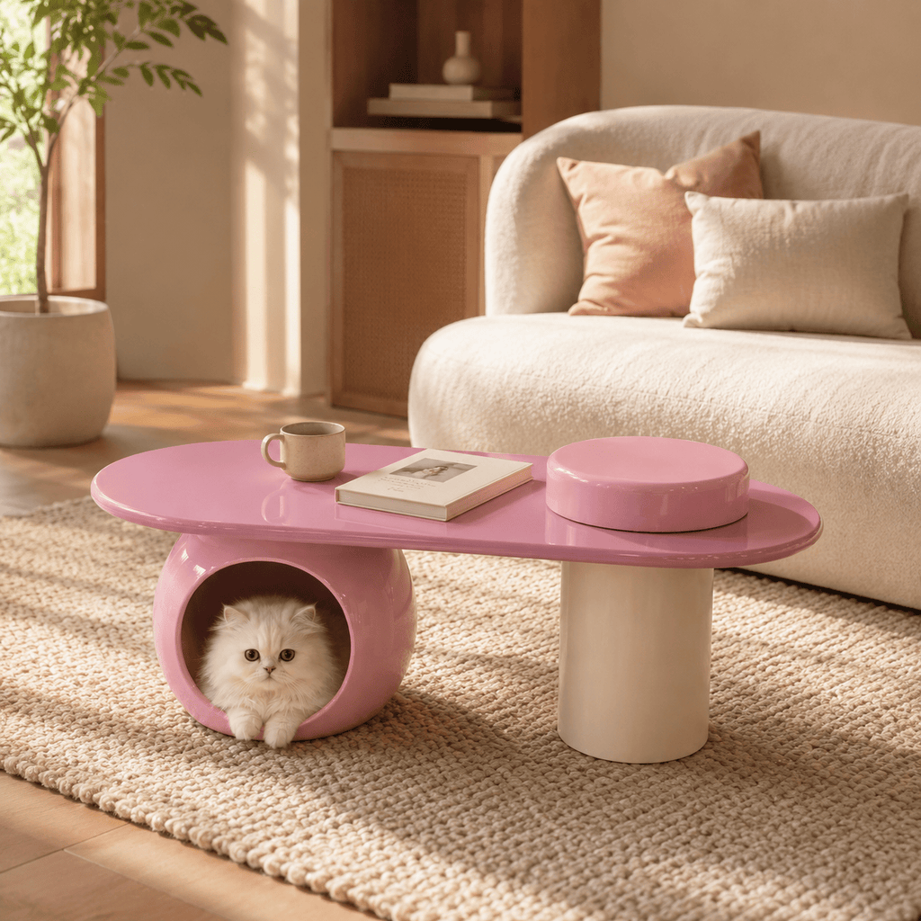 Co-living Coffee Table – Human & Pet Shared Space Design - image 2