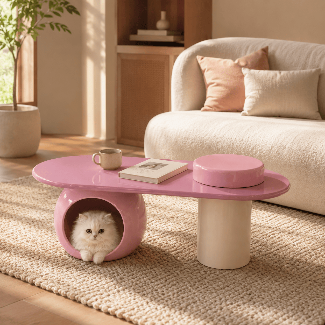 Co-living Coffee Table – Human & Pet Shared Space Design - image 2