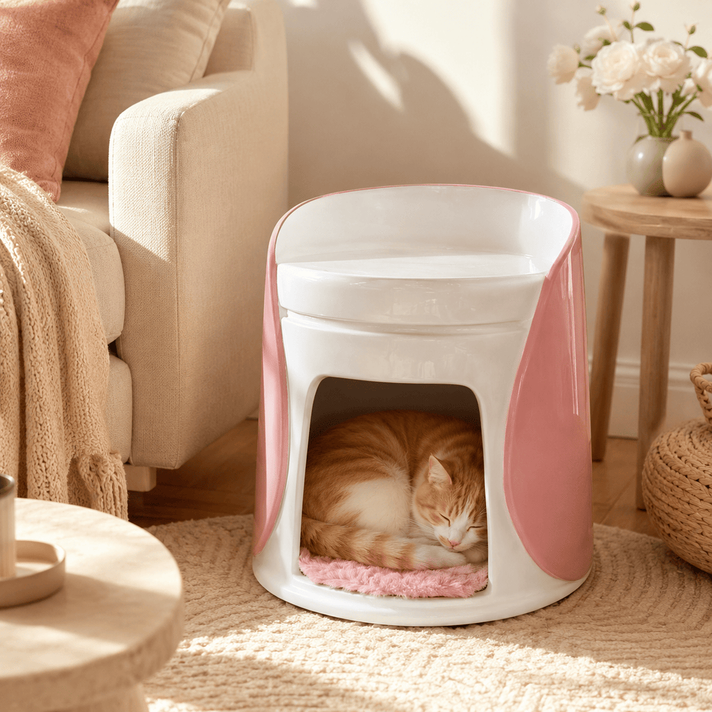Co-Living Pet Pod Table – Human & Pet Shared Living Design - image 1