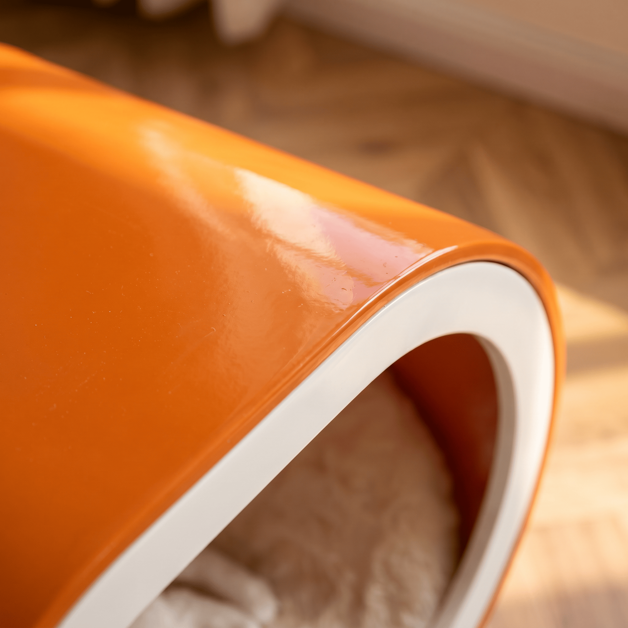 Orange Single-Chamber Human & Pet Shared Side Table - image 5
