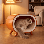 Orange Single-Chamber Human & Pet Shared Side Table - image 2
