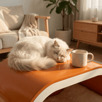 Orange Single-Chamber Human & Pet Shared Side Table - image 6