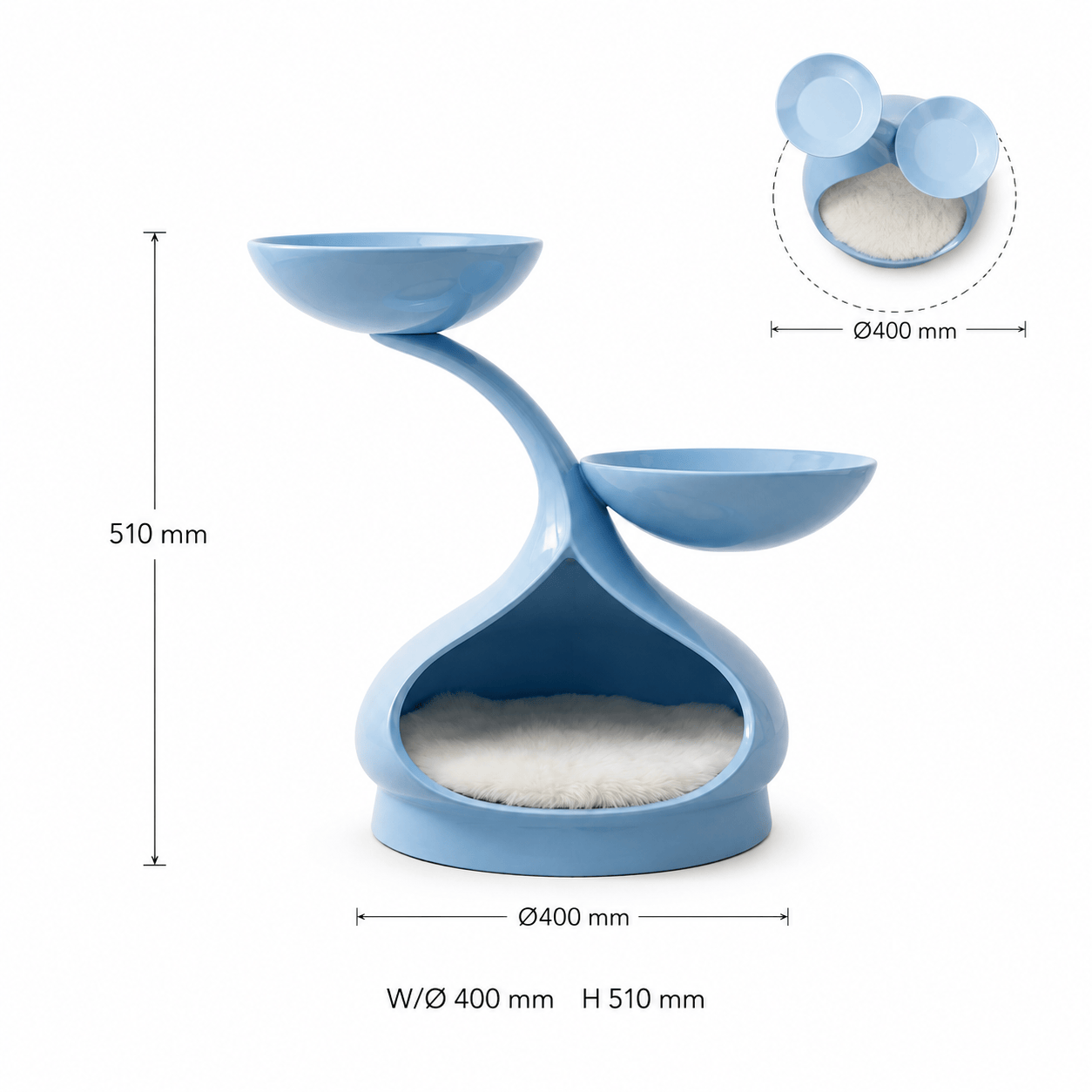 Dual-level Pet Lounge Side Table - image 2