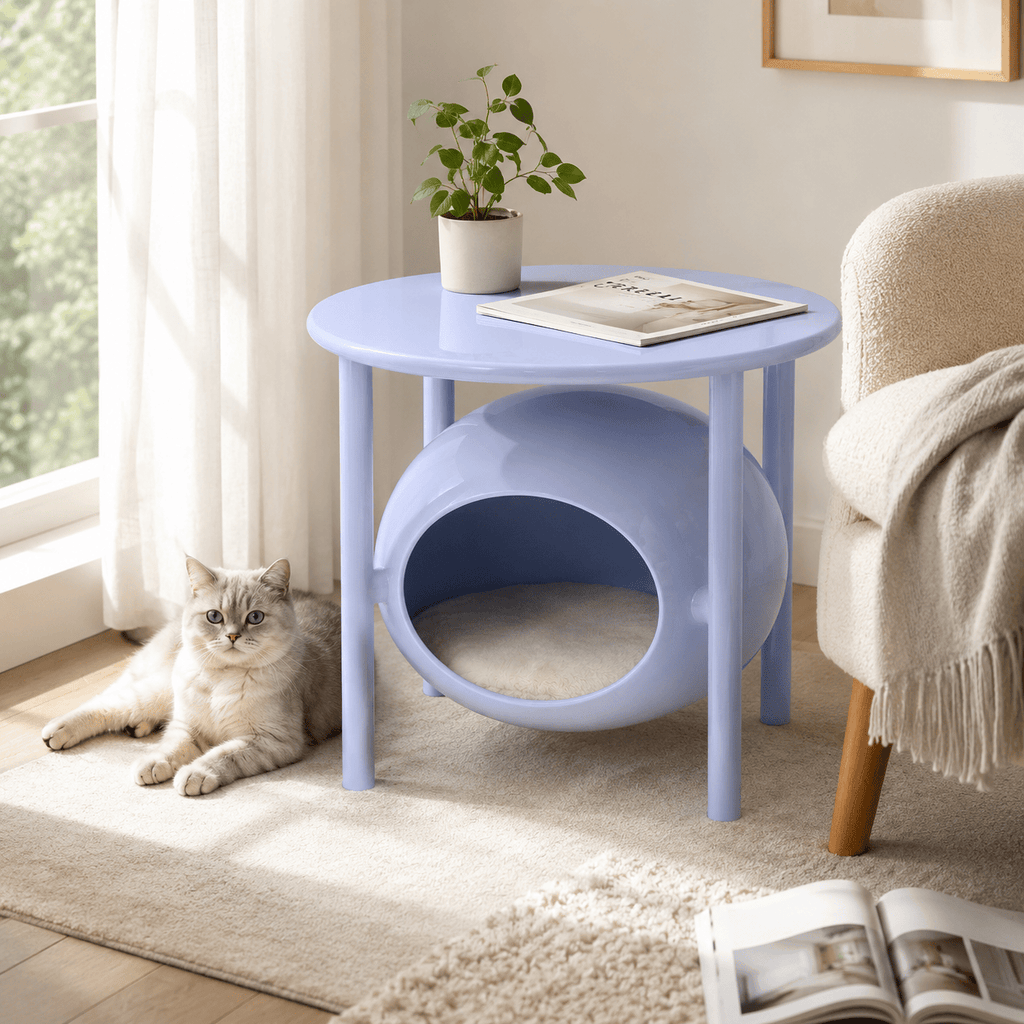 Halo Nest Human & Pet Side Table - Blue - image 0