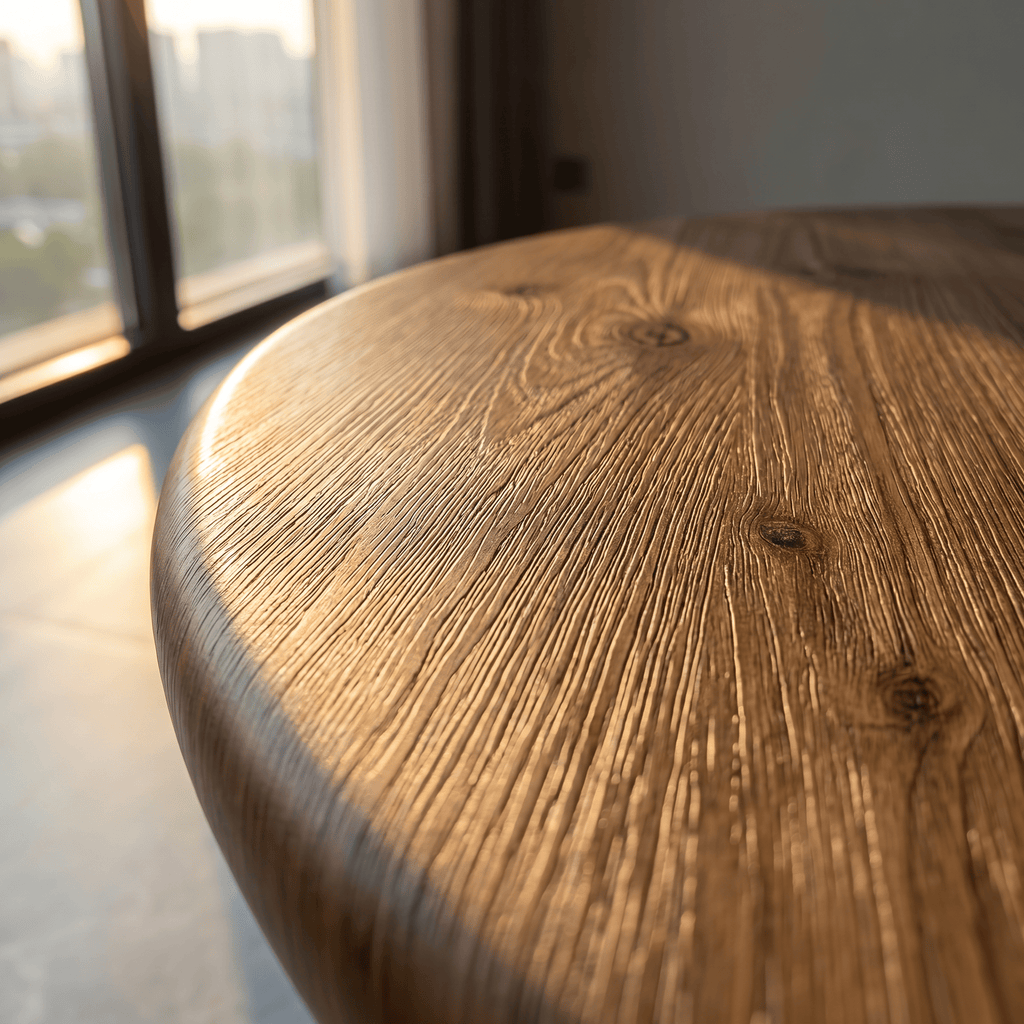 Walnut Finish Orbit Human & Pet Side Table - image 5