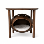 Walnut Finish Orbit Human & Pet Side Table - image 3