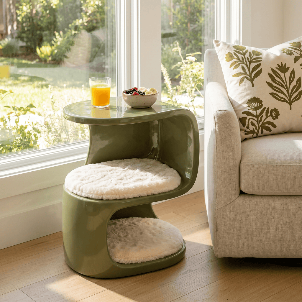 S-Flow Dual Layer Pet Side Table - image 1