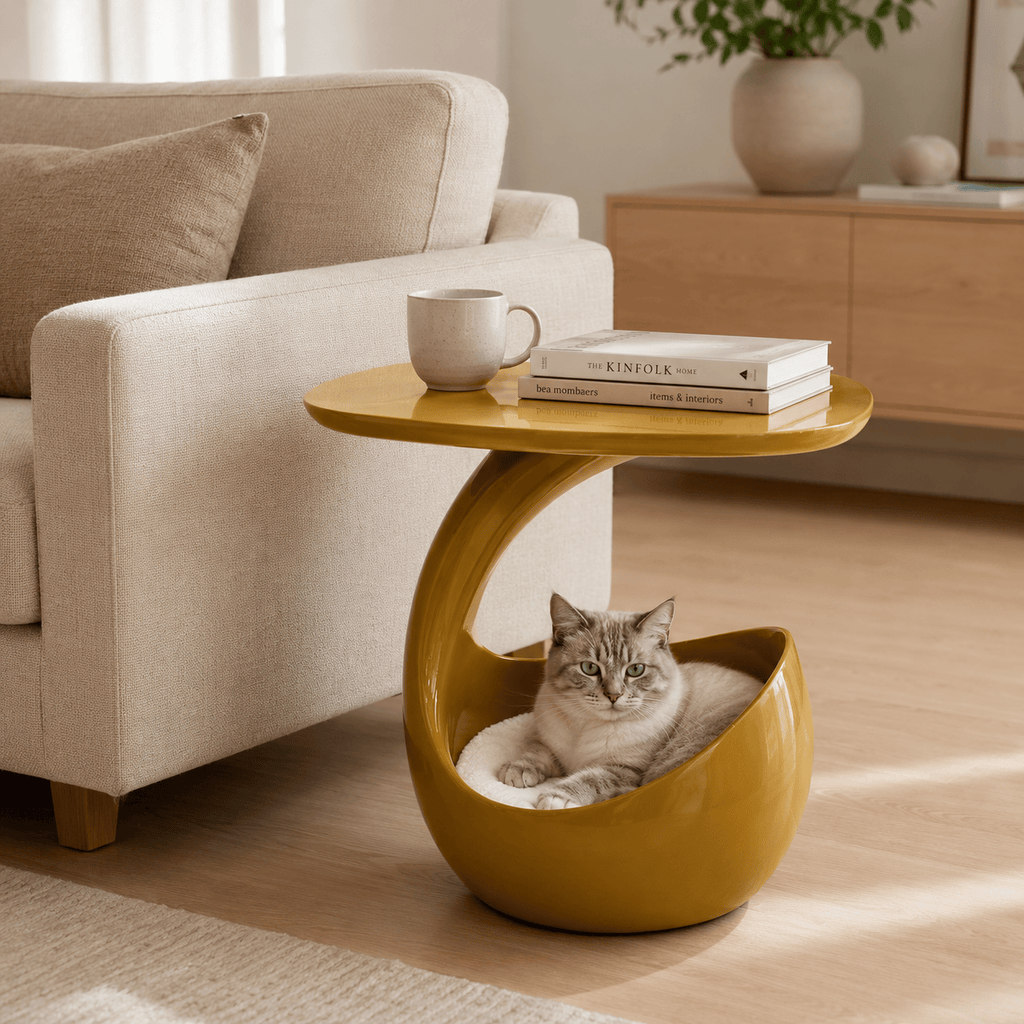 FlowNest Pet Side Table - Yellow - image 0