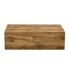 Natural Wood-grain Square Side Table, Coffee Table, Wabi-sabi Nightstand - image 8