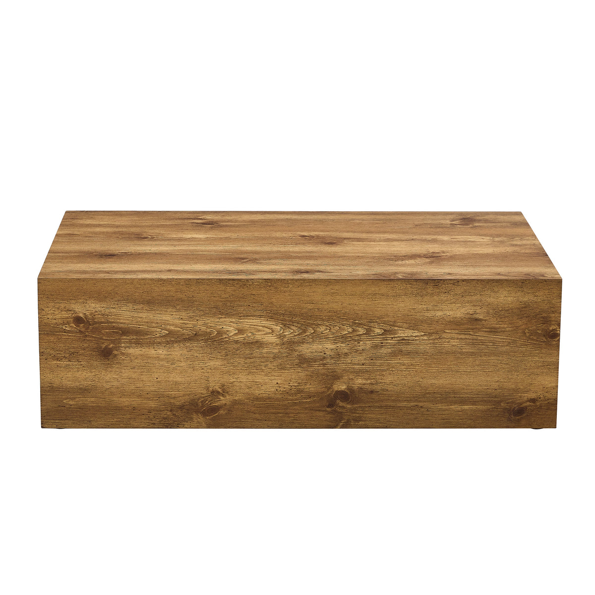 Natural Wood-grain Square Side Table, Coffee Table, Wabi-sabi Nightstand - image 8