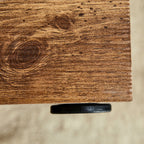 Natural Wood-grain Square Side Table, Coffee Table, Wabi-sabi Nightstand - image 14
