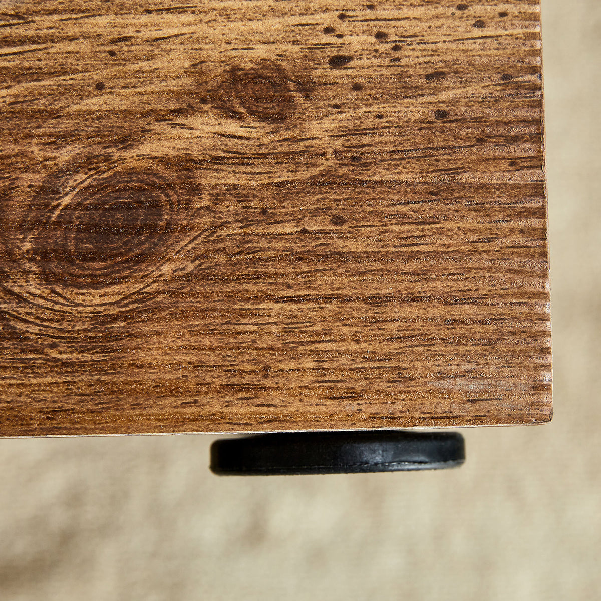 Natural Wood-grain Square Side Table, Coffee Table, Wabi-sabi Nightstand - image 14
