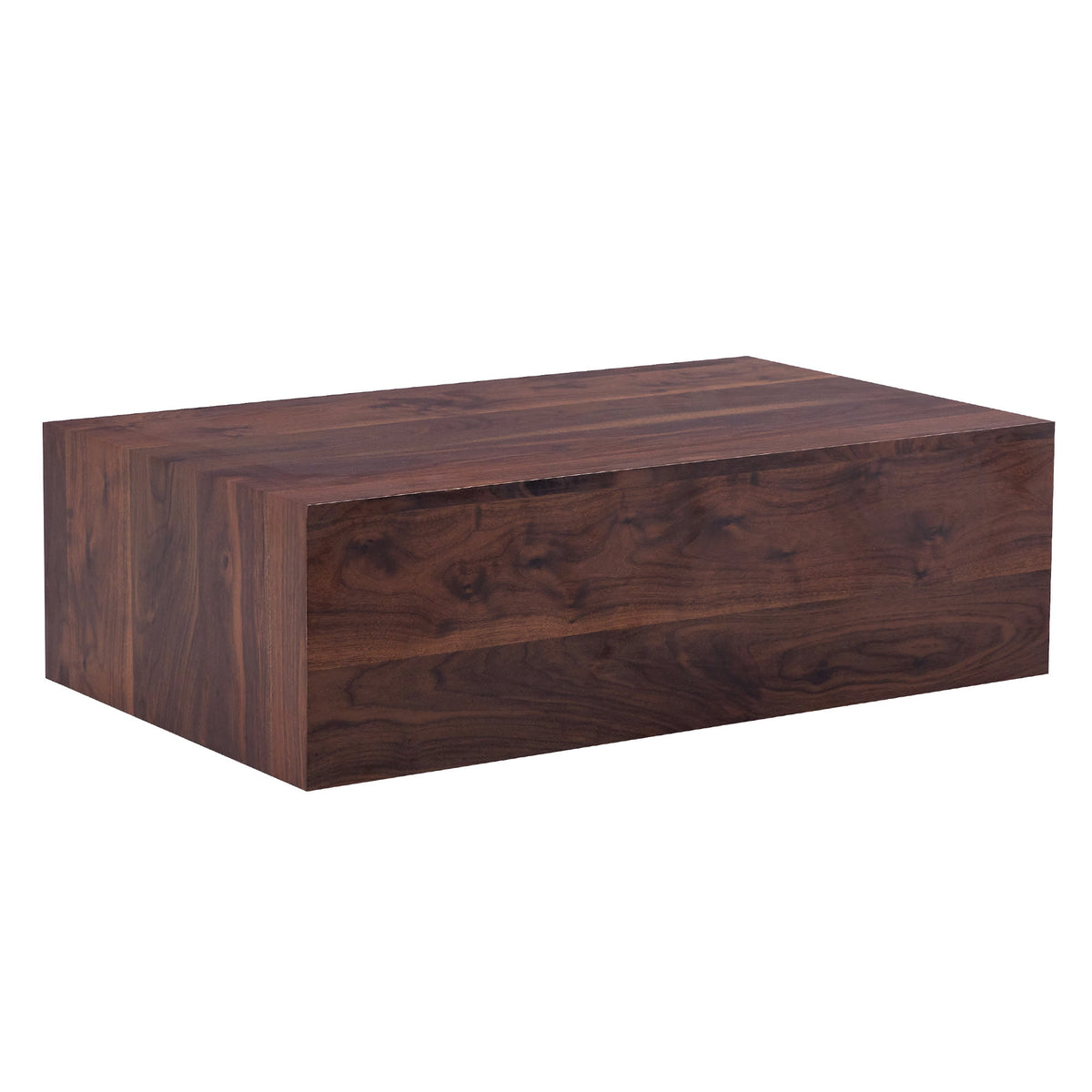 Walnut Wood-grain Square Side Table, Coffee Table, Wabi-sabi Nightstand - image 7