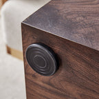 Walnut Wood-grain Square Side Table, Coffee Table, Wabi-sabi Nightstand - image 9
