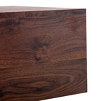 Walnut Wood-grain Square Side Table, Coffee Table, Wabi-sabi Nightstand - image 10