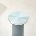 Round Glass Coffee Table With Black Pedestal Base - image 11