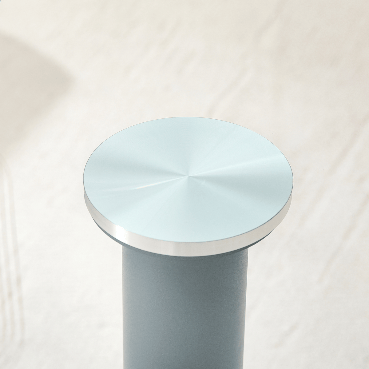 Round Glass Coffee Table With Black Pedestal Base - image 11