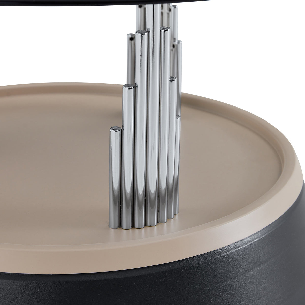 Luxury Black Round Nesting Coffee Tables - image 13