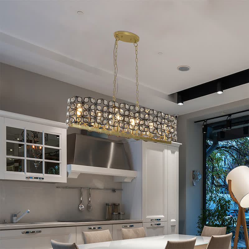 Crystal Ceiling Chandelier Luxury Light Fixture