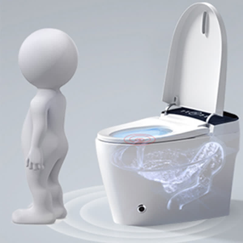 Smart Toilet with Heated Bidet Seat