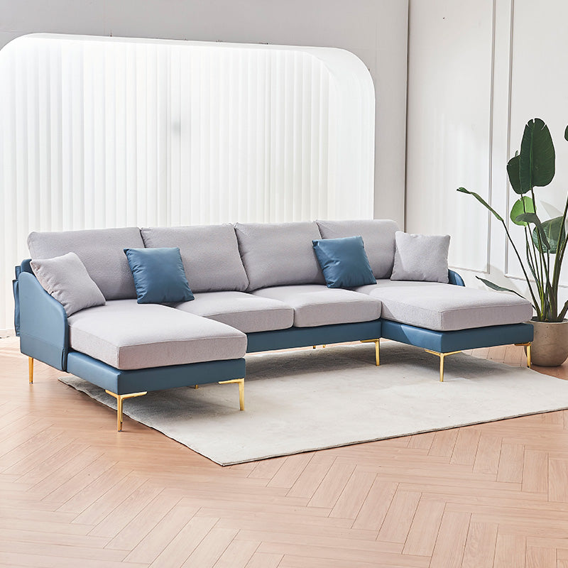 Upholstered Sectional Sofa Chaise Lounge Chair