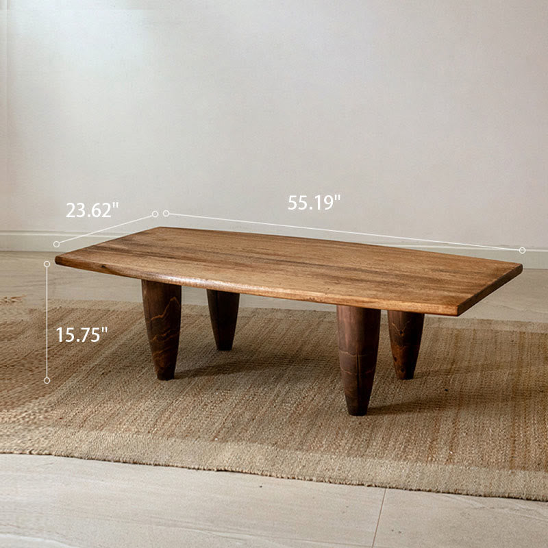 Simple Ash Wood Square Coffee Table