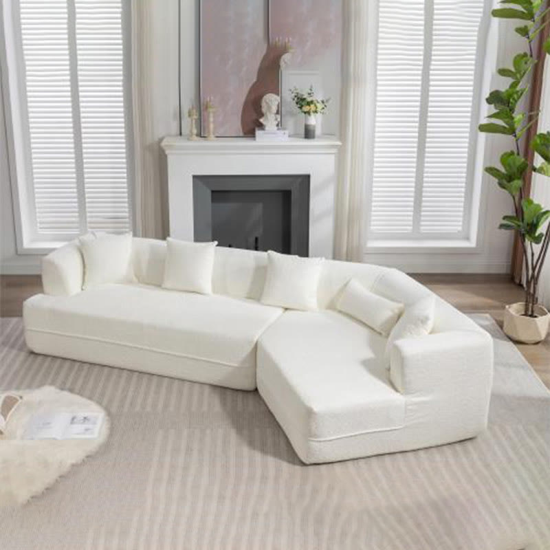 Living Room Installation-Free Compression Upholstered Sofa