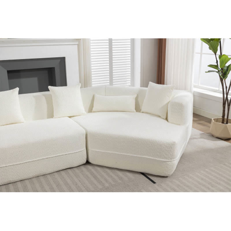 Living Room Installation-Free Compression Upholstered Sofa