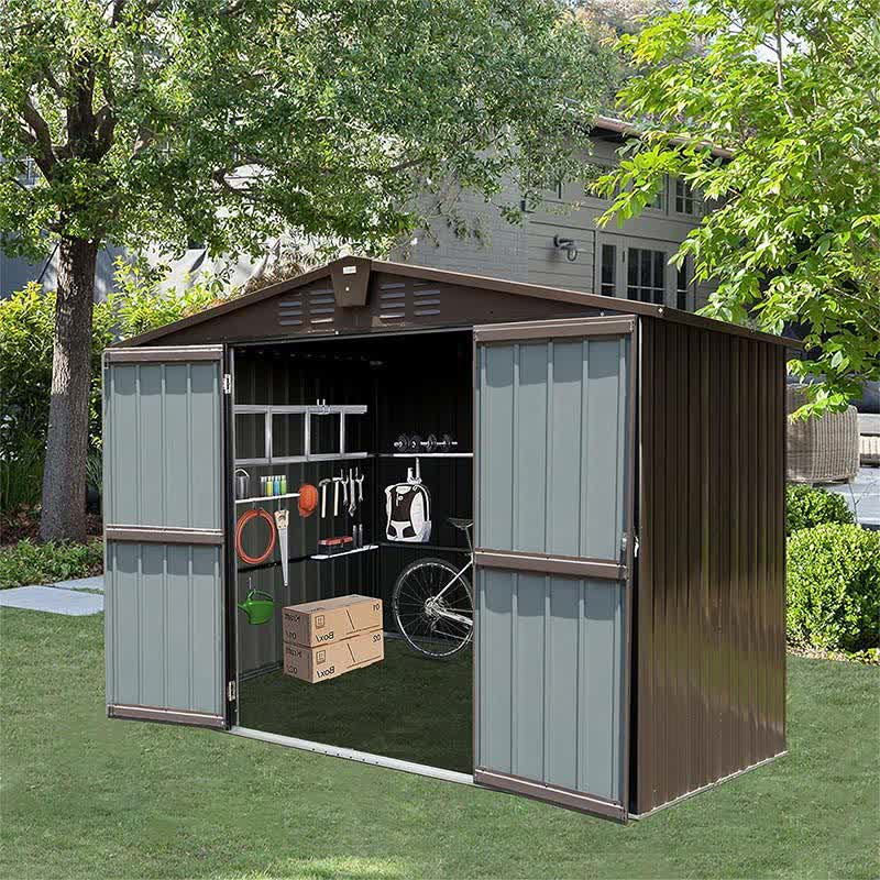 Outdoor Garden Tools Storage Shed 10'x8'