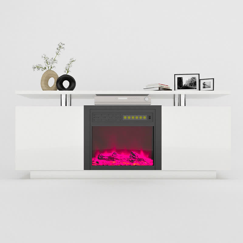 TV Cabinet With Electric Fireplace 160CM - image 1